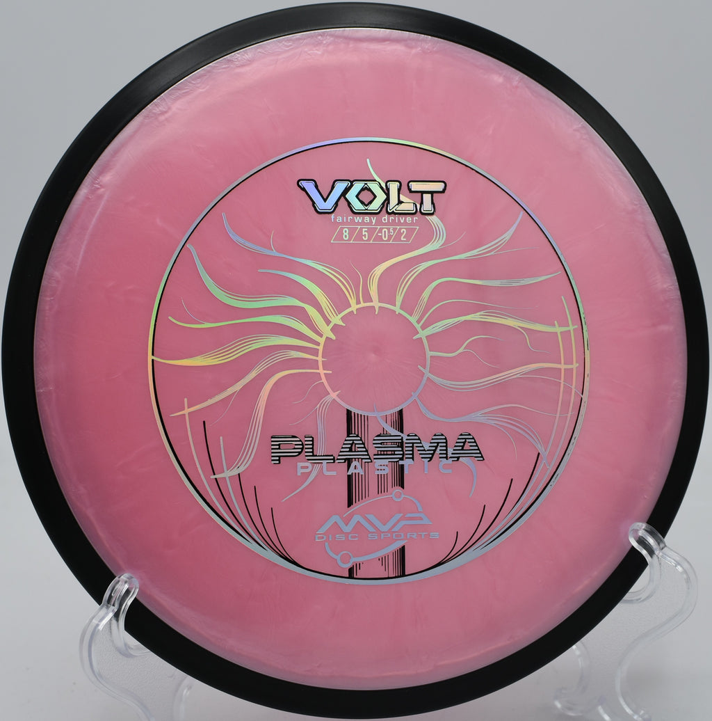 Clean hyzer release with a Plasma Volt at East Roswell Park in Roswell, Georgia