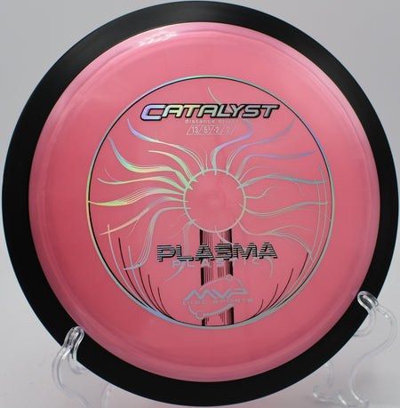 Plasma Catalyst soaring on an open fairway at The Fort Disc Golf Course in Ogden, Utah