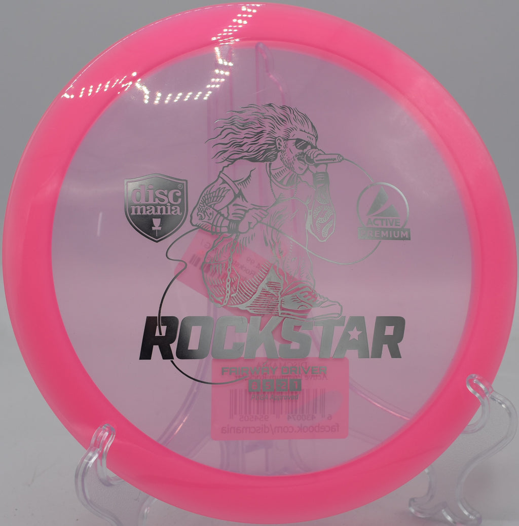 Discmania Active Premium Rockstar versatile fairway driver flying effortless S-curves at Blue Ribbon Pines Disc Golf Course in East Bethel, Minnesota.