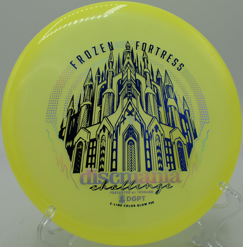 Stable putt with a Color Glow P2X at Iron Hill Disc Golf Course in Newark, Delaware