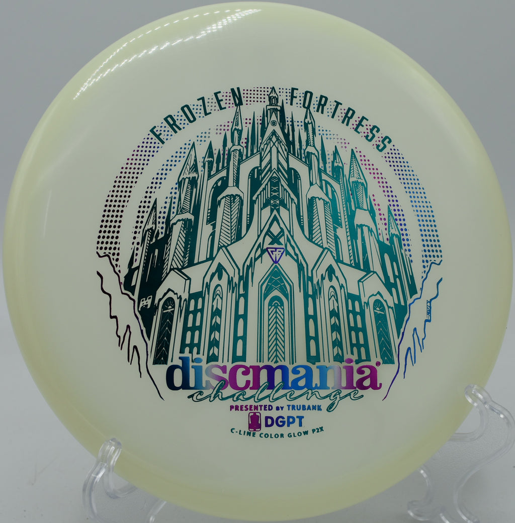 Touchy layup with a Glow P2X at Lake Marshall - Lions in Montross, Virginia