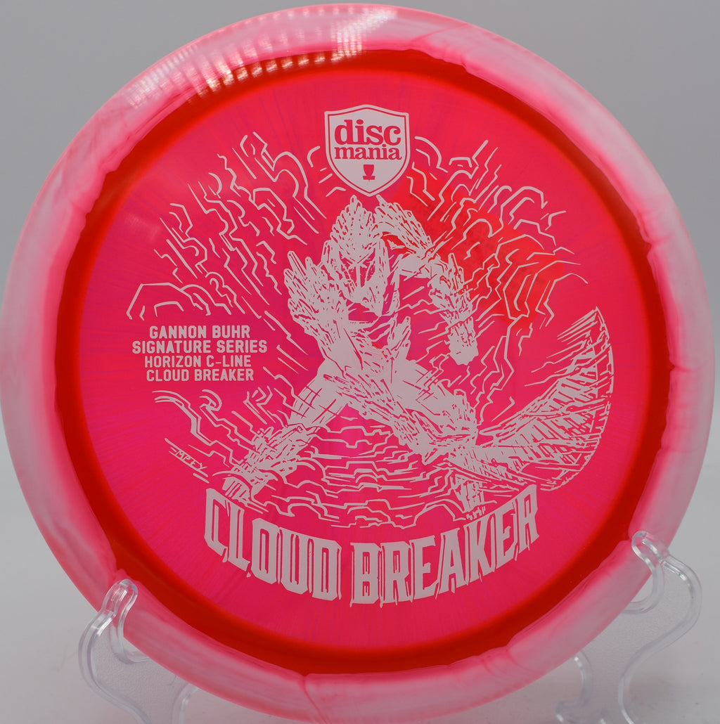 Gannon Buhr Horizon Cloud Breaker fading out on a sky-high bomb at Blue Ribbon Pines in East Bethel, Minnesota.