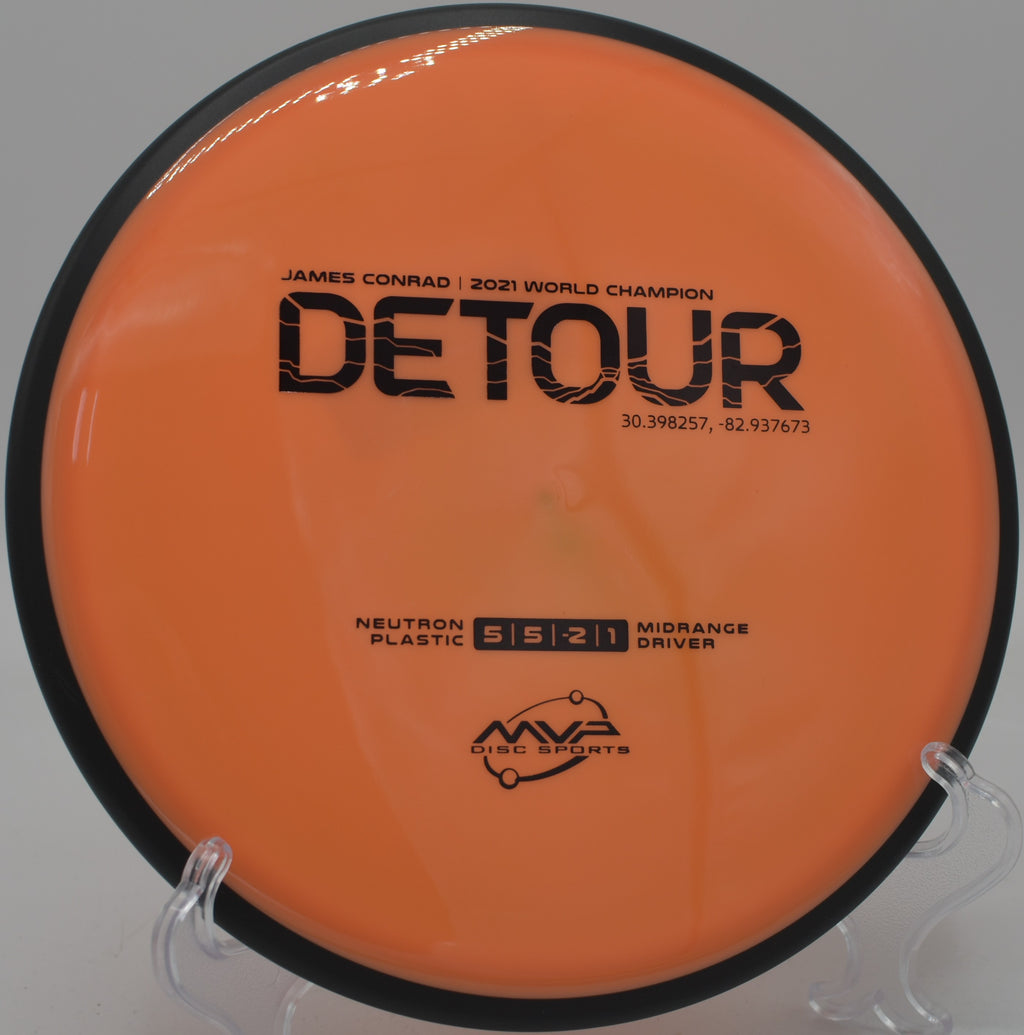 MVP Detour carving a gentle turnover through tight woods at Percy Warner Park in Nashville, Tennessee