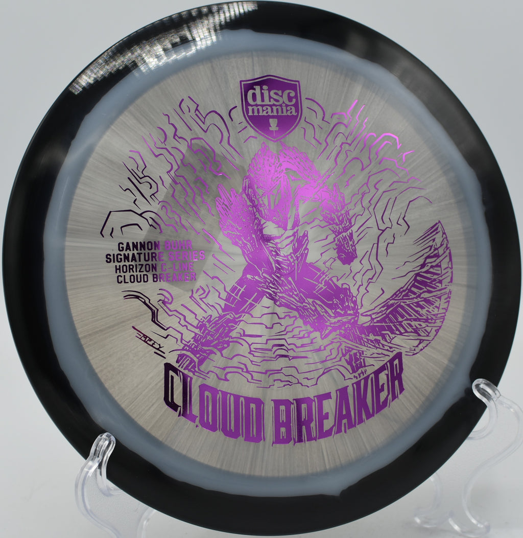 Gannon Buhr Horizon Cloud Breaker flexing out of a tunnel gap at Whispering Pines DGC in Greer, South Carolina.