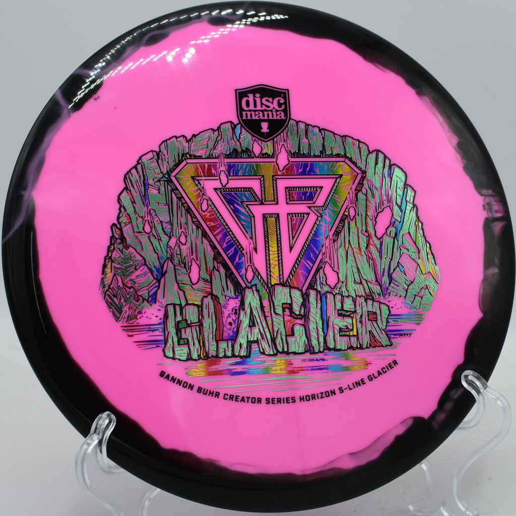 Discmania Glacier midrange fading late into the basket on a technical upshot.