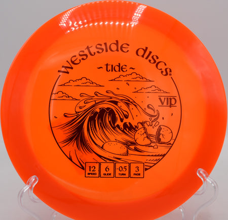 VIP plastic Tide hugging the fairway with pinpoint accuracy at Hornets Nest DGC in Charlotte, NC.