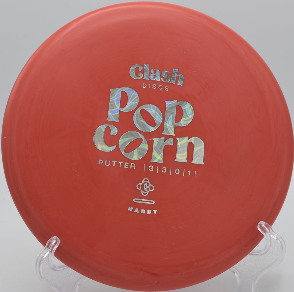 Popcorn dropping perfectly into the basket on Hole 16 at Whistlers Bend Disc Golf Course, Roseburg, Oregon.