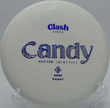 Hardy Candy holding a straight flight on Hole 7 at Panther Creek Disc Golf Course, Springfield, Illinois.