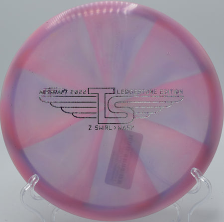 Z Wasp landing reliably near the basket on Hole 16 at The Bear Disc Golf Course, Hickory, North Carolina.