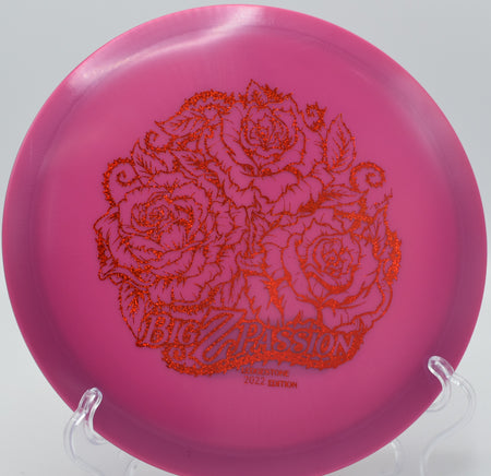 Z Passion soaring straight down the fairway on Hole 6 at Rock Ridge Disc Golf Course, Pittsboro, North Carolina.