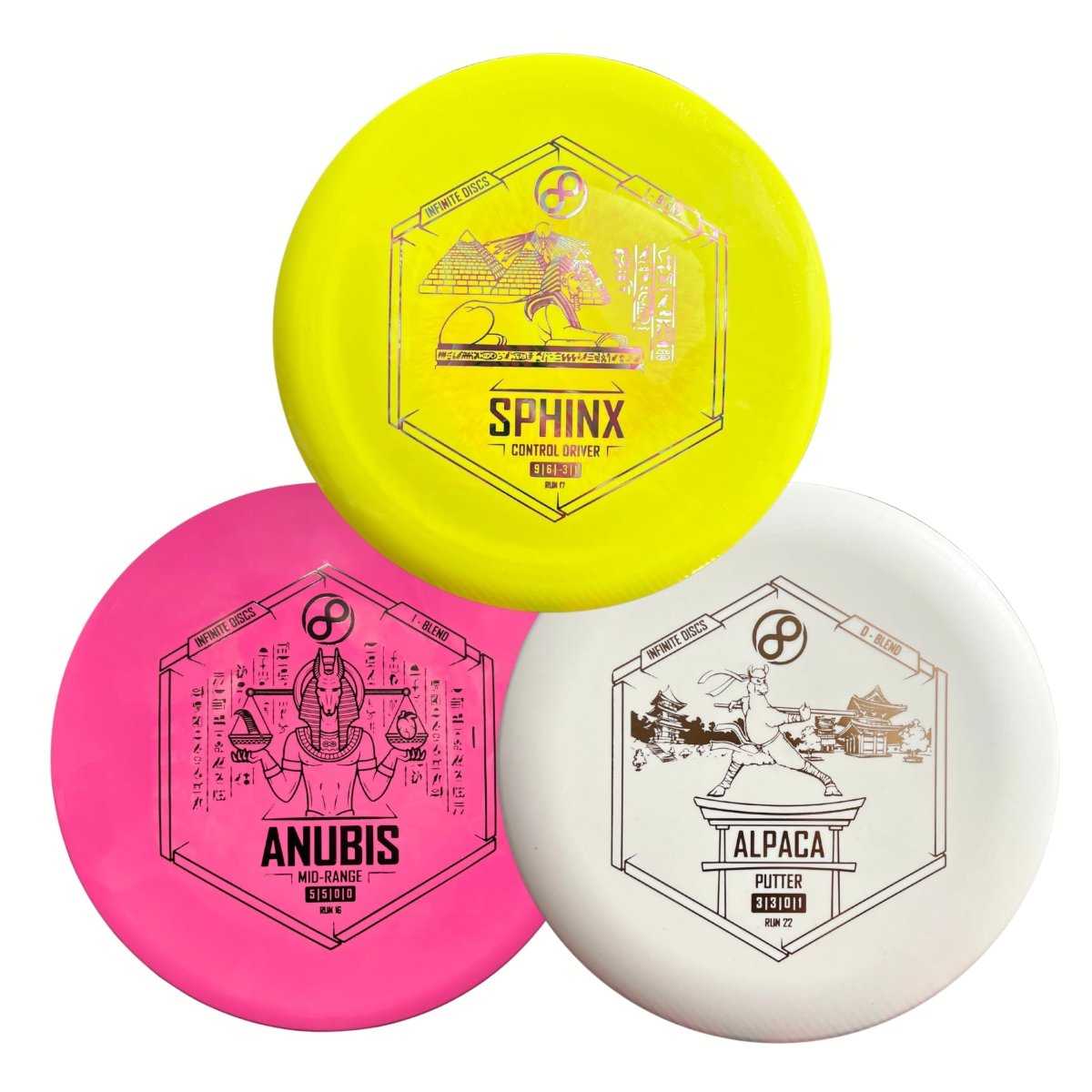 Infinite Discs Disc Golf Beginner Starter Set - Flexline Discs - 16423511010845