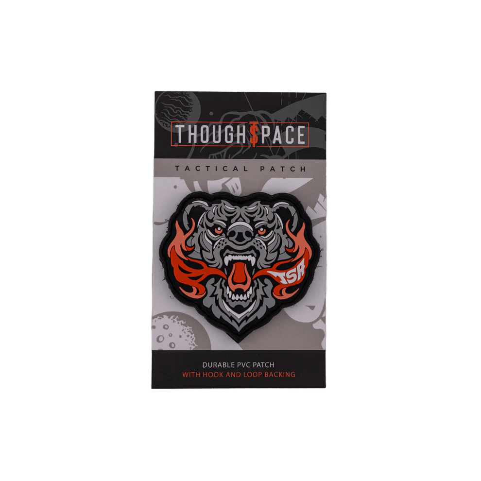 ThoughtSpace Athletics Tactical PVC Patch W/Hook & Loop Backing
