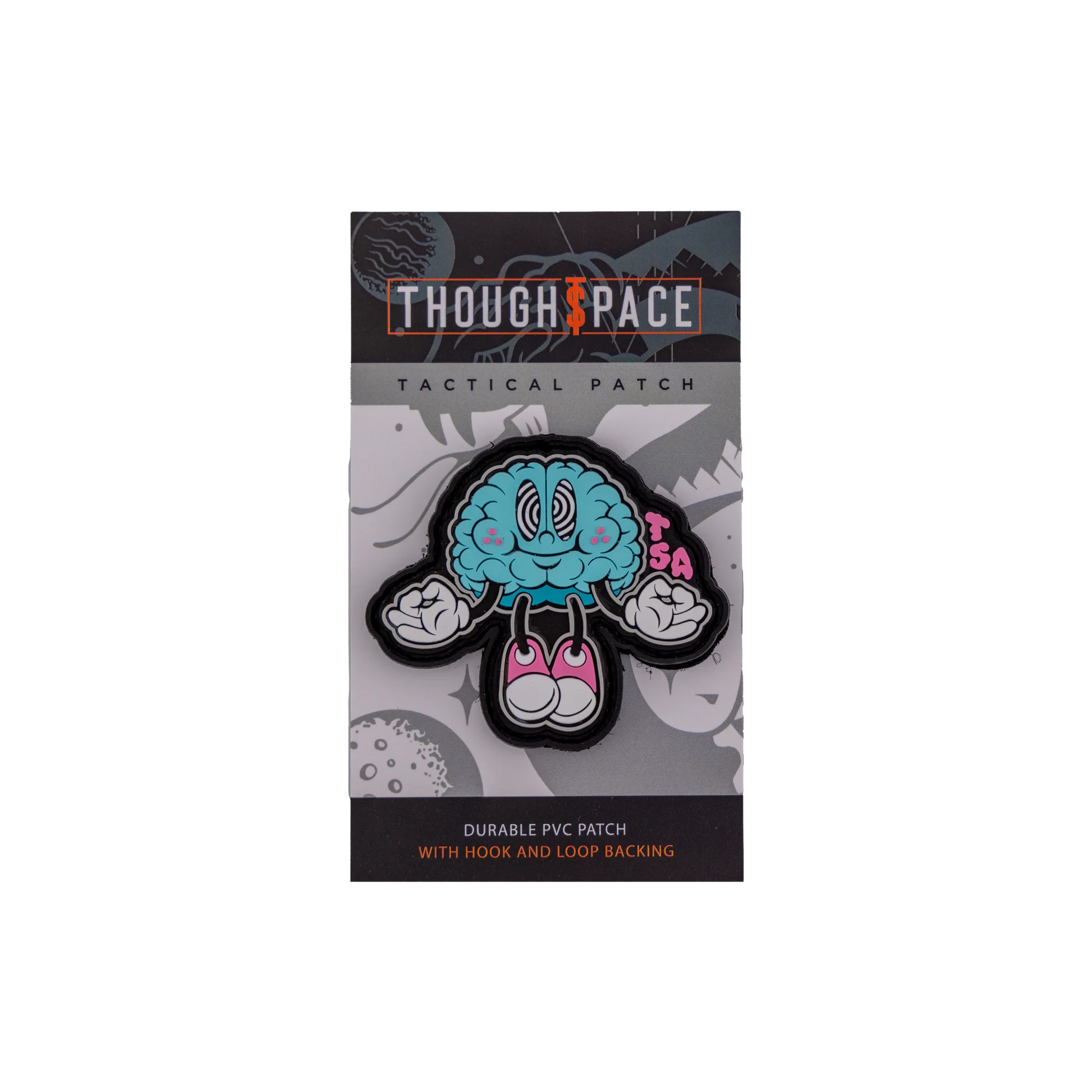 ThoughtSpace Athletics Tactical PVC Patch W/Hook & Loop Backing