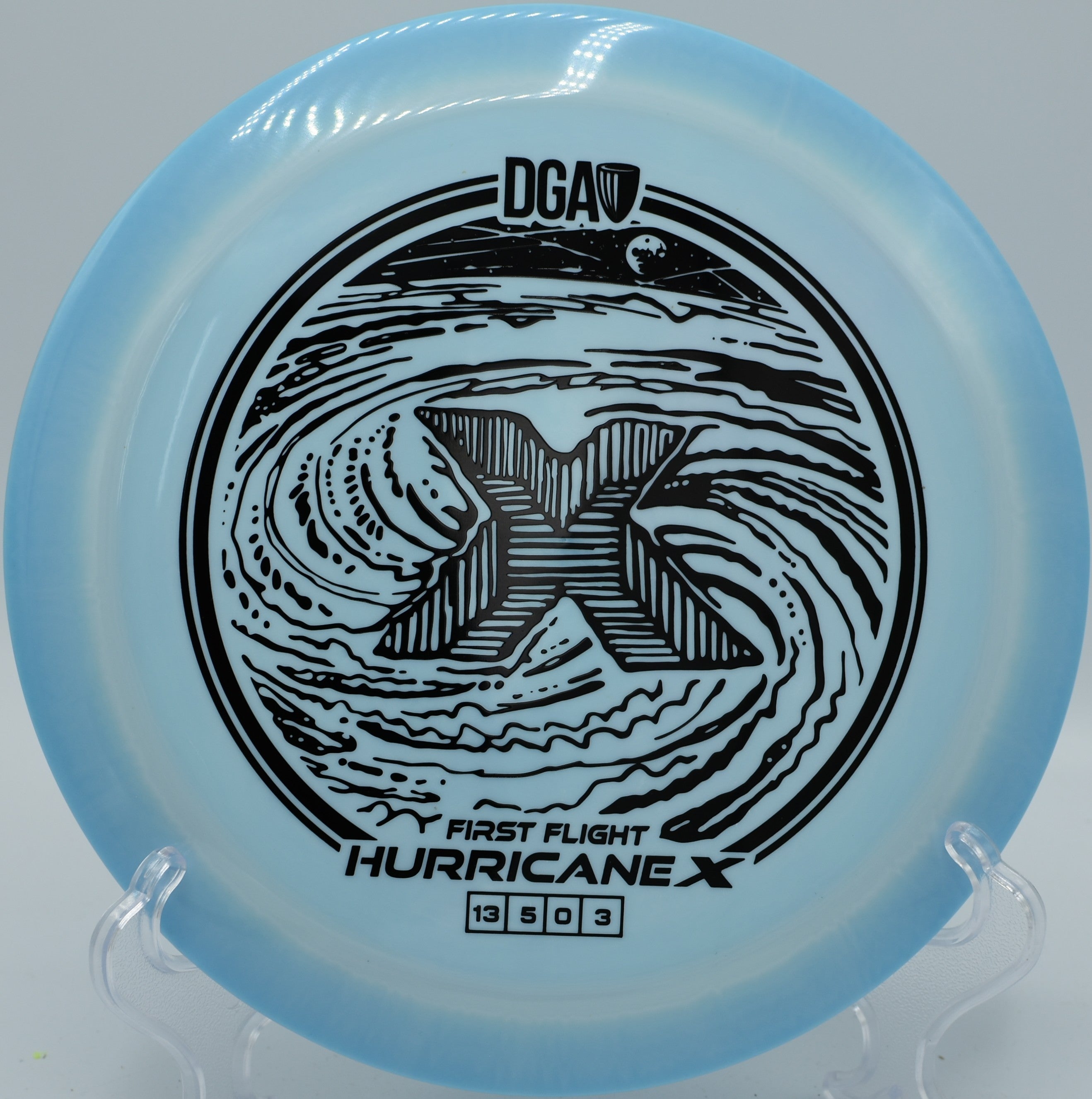 DGA Hurricane X overstable disc golf driver
