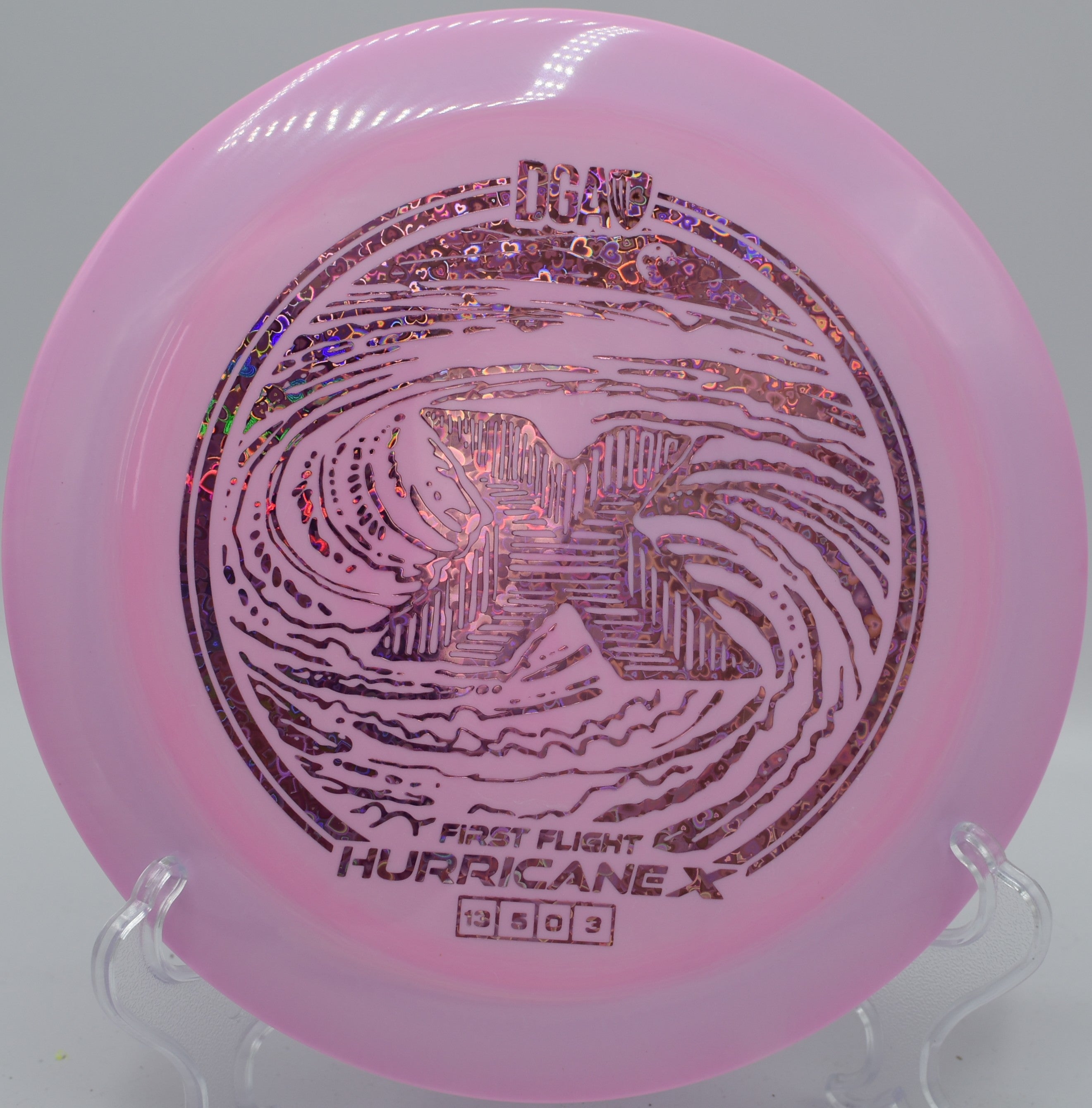 DGA Hurricane X backhand distance driver
