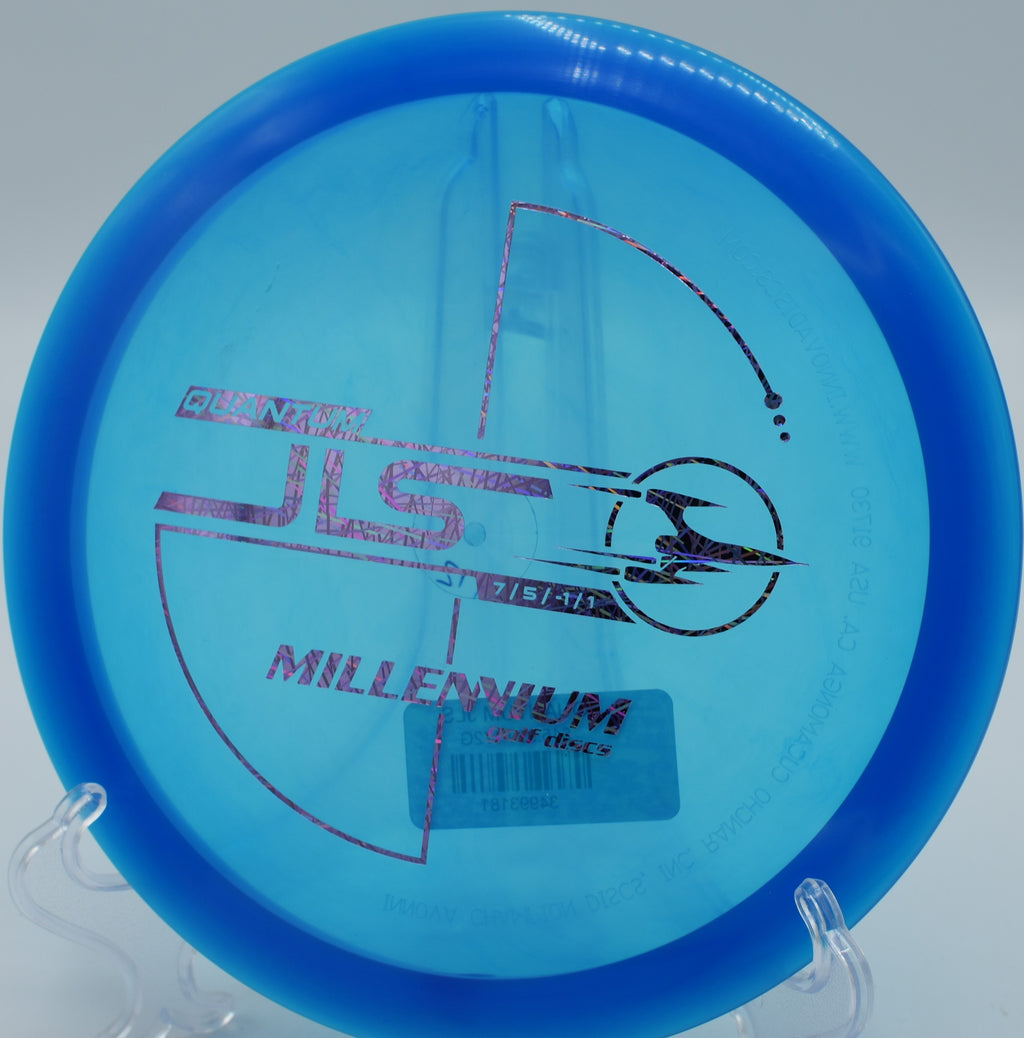 Quantum JLS gliding down the fairway on Hole 8 at Fox Run Meadows Disc Golf Course, Jeffersonville, Vermont.
