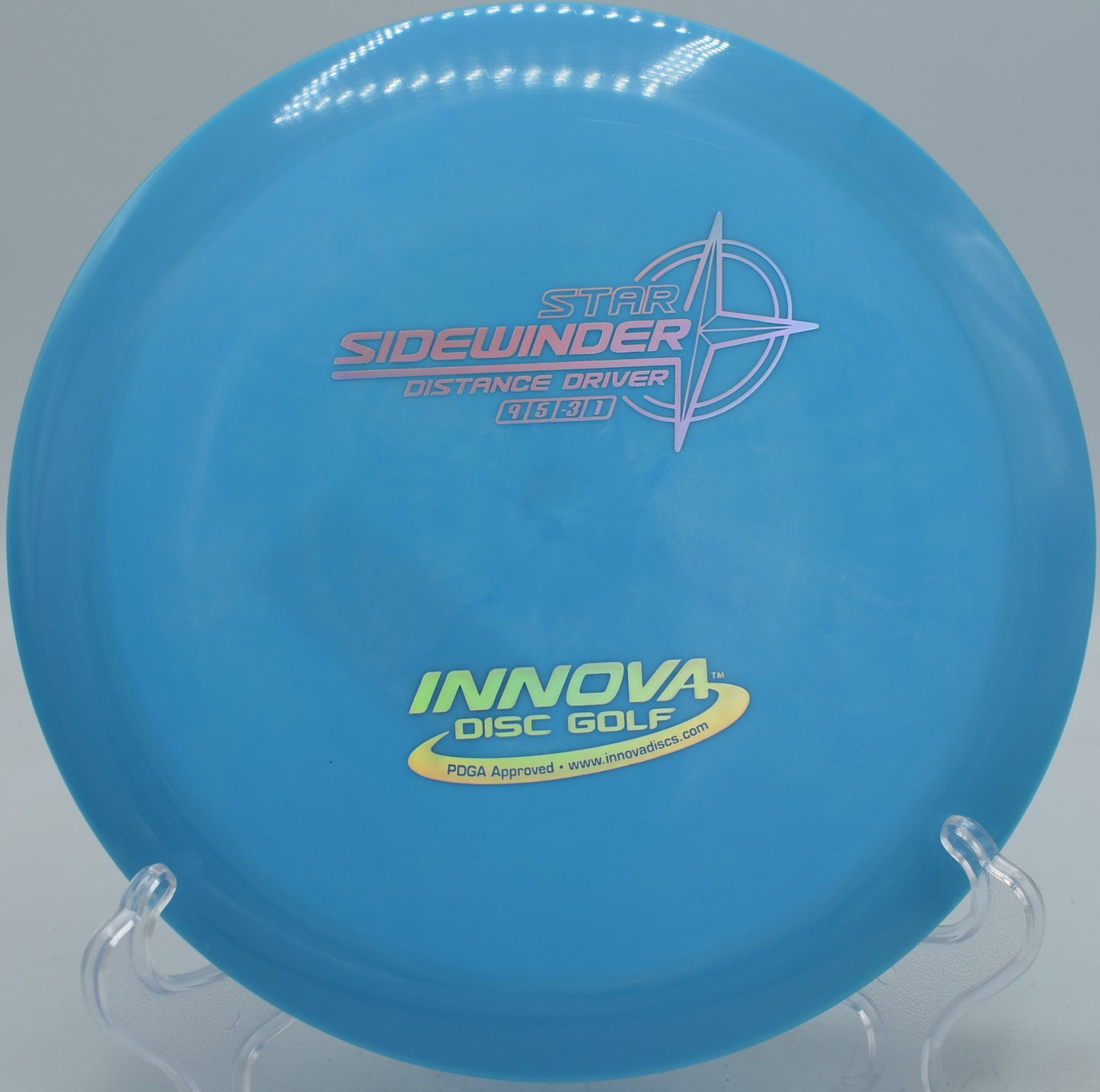 Star Sidewinder gliding down the fairway at Bracketts Bluff Disc Golf Course in Harrisburg, North Carolina