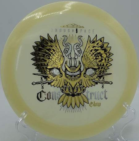 Glow Construct distance driver ripping controlled flex line at Maple Hill DGC in Leicester, MA