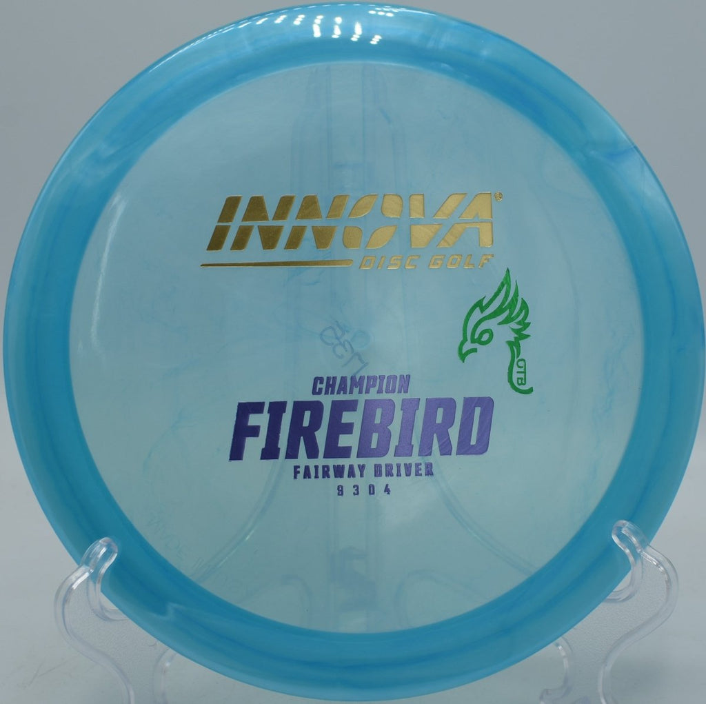 FAF Luster Champion Firebird disc golf driver fighting headwinds at Winthrop Arena Disc Golf Course, Rock Hill, South Carolina