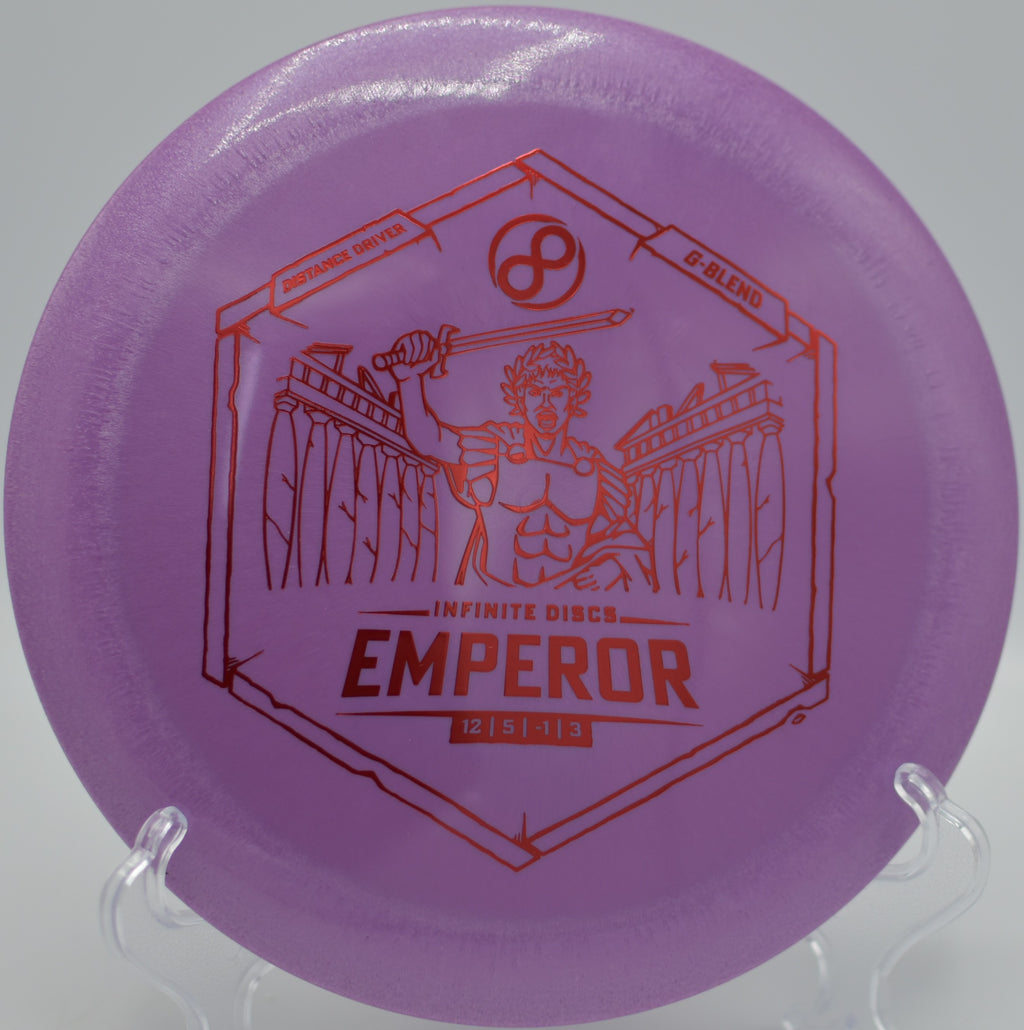 G-Blend Emperor ripping a huge flex line at Hobbs Farm DGC in Carrollton, GA, turning gently before fading with signature 12-speed power.