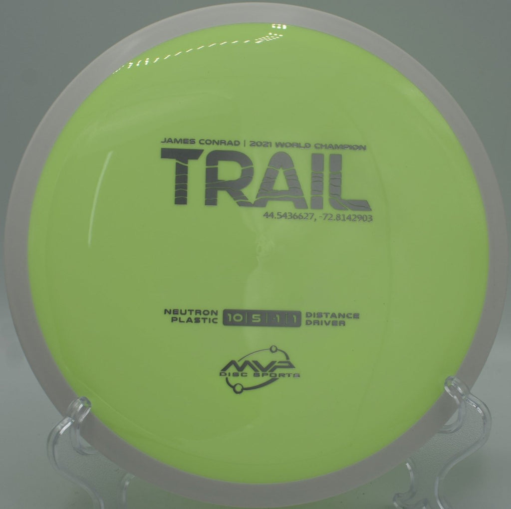 Neutron Trail sweeping hyzer at Spearfish Canyon Disc Golf Course in Spearfish, South Dakota