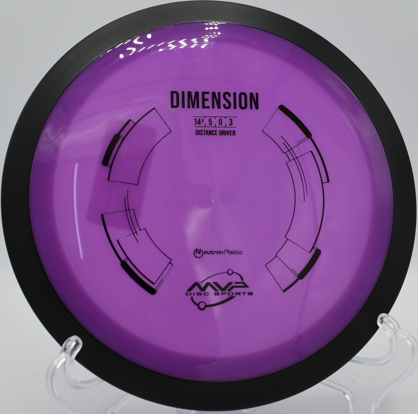 MVP Neutron Dimension caught mid-flight at Water Works Park in Kansas City, Missouri, offering clean lines and confident overstability.

