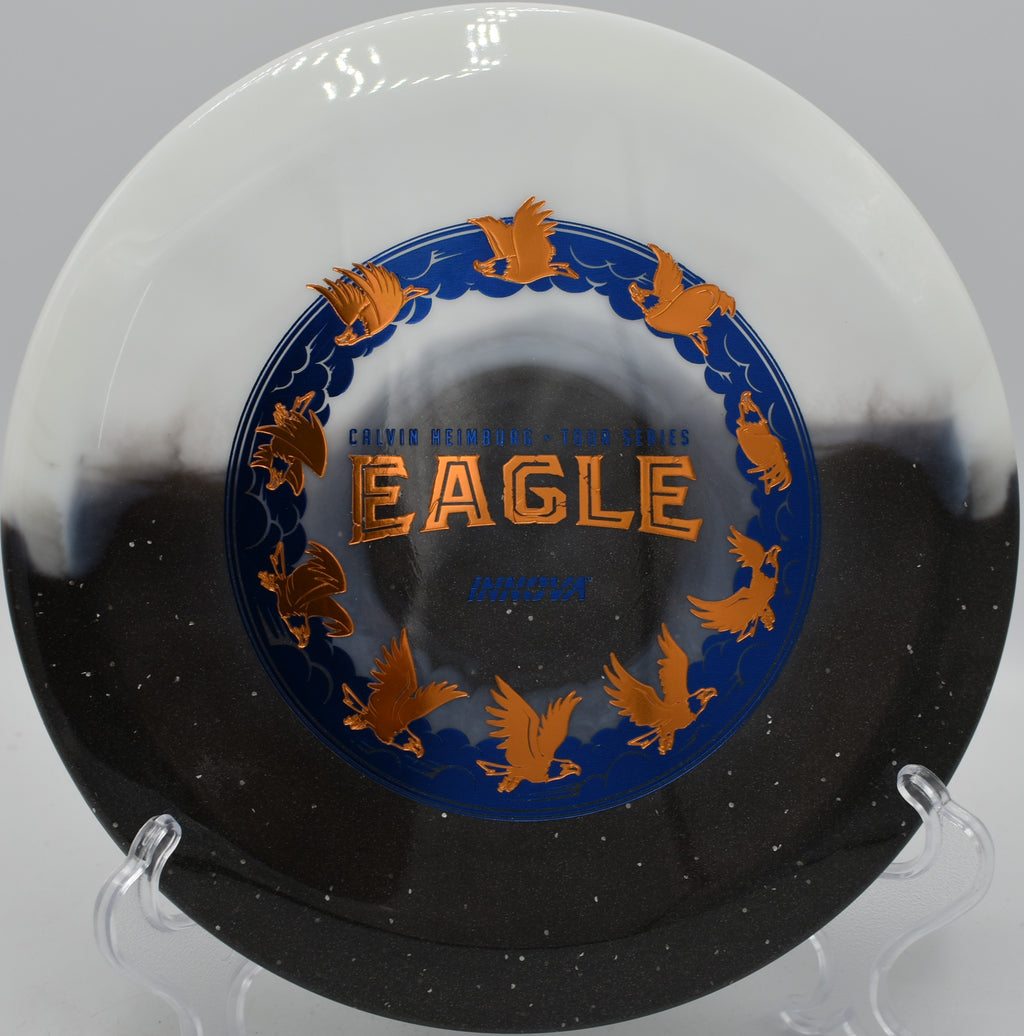 Duo Eagle disc golf driver carrying accurate flights at Farragut State Park Disc Golf Course, Athol, Idaho