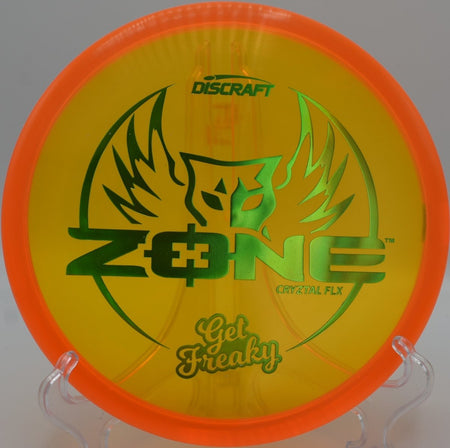 CryZtal FLX Zone approach disc at Maple Hill DGC, Leicester MA for dependable forehand control and fade