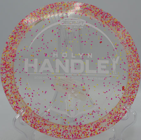 Holyn Handley Z Confetti Raptor launching a controlled forehand line at Milo McIver East in Estacada, Oregon