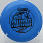 DX Aviar disc held on a clean hyzer putt at Blue Ribbon Pines Disc Golf Course in East Bethel, Minnesota
