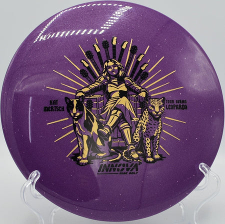 Metal Flake Star Leopard3 Kat Mertsch Tour Series fairway driver available in Texas with nationwide shipping for hyzer flip control shots