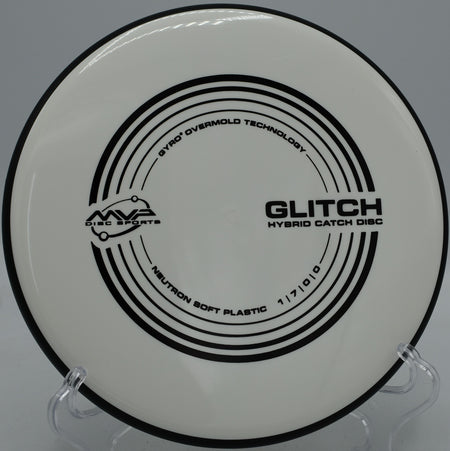 MVP Neutron Glitch catch-and-throw disc gliding effortlessly down the fairway at Maple Hill Disc Golf Course in Leicester, Massachusetts.