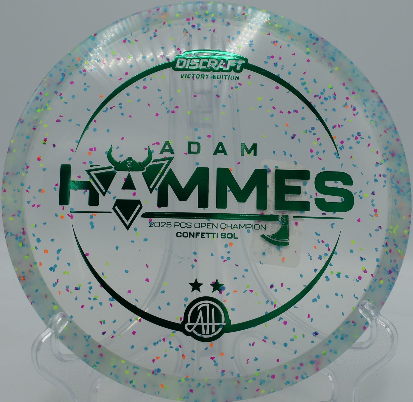 Adam Hammes Z Confetti Sol carving turnover lines at Idlewild Disc Golf Course in Burlington, Kentucky