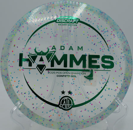 Adam Hammes Z Confetti Sol carving turnover lines at Idlewild Disc Golf Course in Burlington, Kentucky