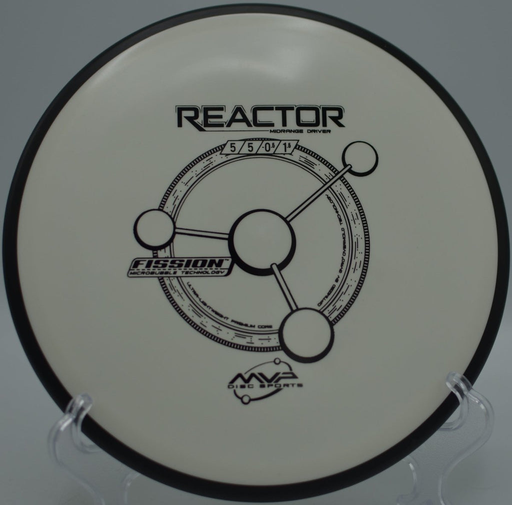 MVP Fission Reactor midrange flying straight with dependable fade on a controlled approach at Fort Steilacoom Disc Golf Course in Lakewood, Washington