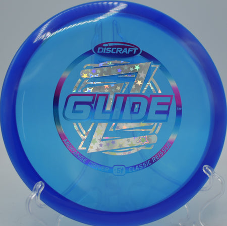 Discraft Z Glide fairway driver launched on a smooth hyzer flip at Maple Hill Disc Golf Course in Leicester, Massachusetts.