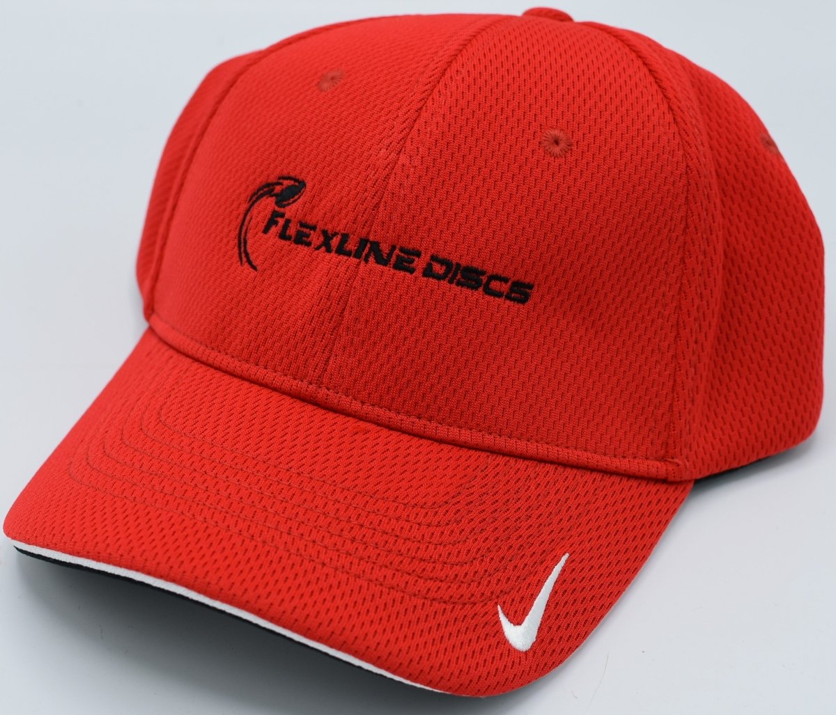 Nike Dri - FIT Stretch Mesh Sandwich Bill Cap (Red/Black) - Flexline Discs - 98050077
