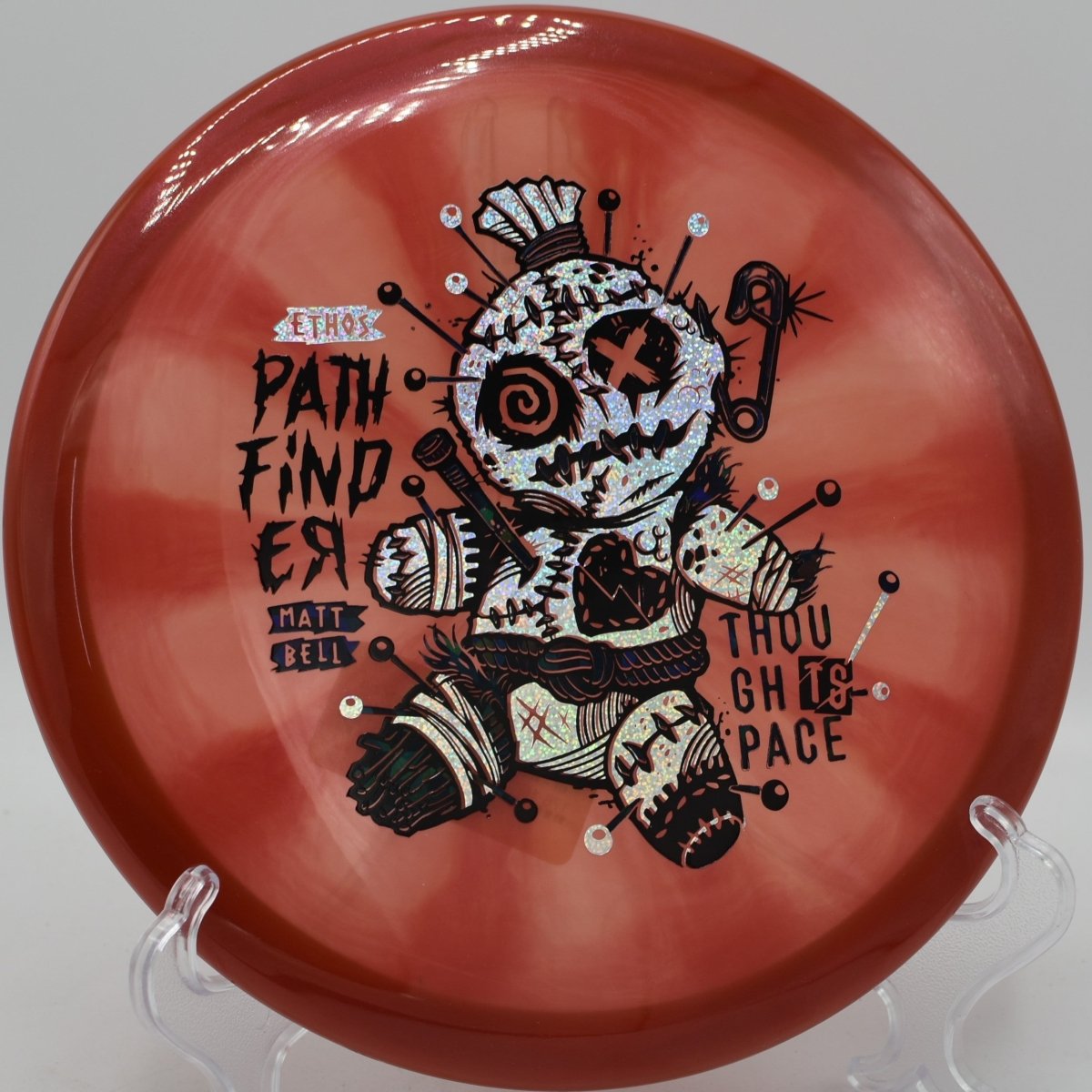 Matt Bell Pathfinder displayed at Hudson Mills DGC, Dexter MI for controlled disc golf approaches