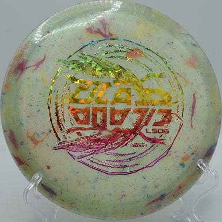 ColorShift Jawbreaker Z FLX Cicada fairway driver flying a controlled turnover line at Northwood Park Disc Golf Course in Morton, Illinois