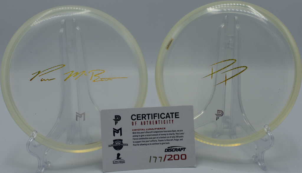 2021 St. Jude crystal Luna/Fierce set (WITH COA)