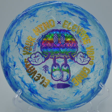 Vex Breaker Vessel blasting a massive flex line drive at Maple Hill Disc Golf Course in Leicester, Massachusetts.