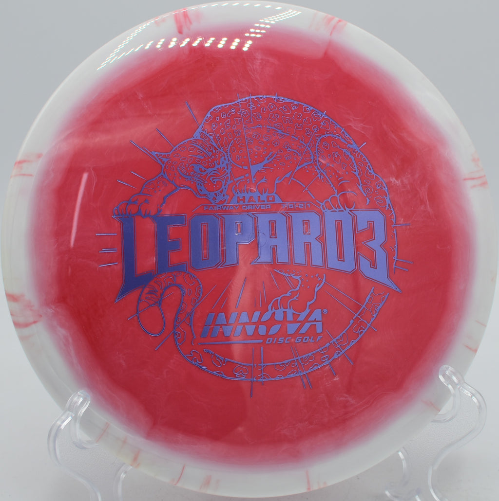 Halo Star Leopard3 disc flying a smooth turnover line at DeLaveaga Disc Golf Course in Santa Cruz, California