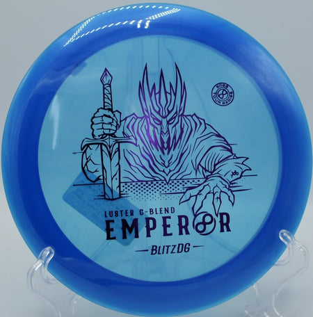 Luster C-Blend Emperor Blitz Disc Golf at Maple Hill DGC, Leicester MA for maximum distance and fade