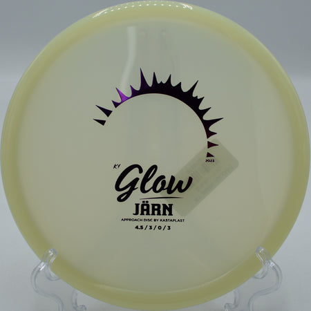 K1 Jarn (Glow) disc golf driver, exceptional glow visibility and control. Available nationwide, including San Diego, CA.