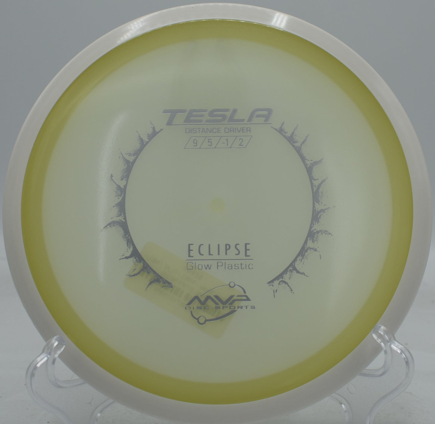 Eclipse Tesla: Eclipse Tesla ripping a powerful flex line under twilight skies, glowing neon as it finishes strong at Eagles Crossing in Missouri.


