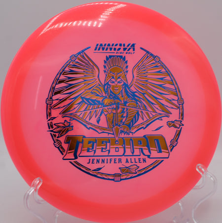 Jen Allen Proto Glow TeeBird stable fairway drive with reliable fade at Milo McIver DGC in Estacada, OR