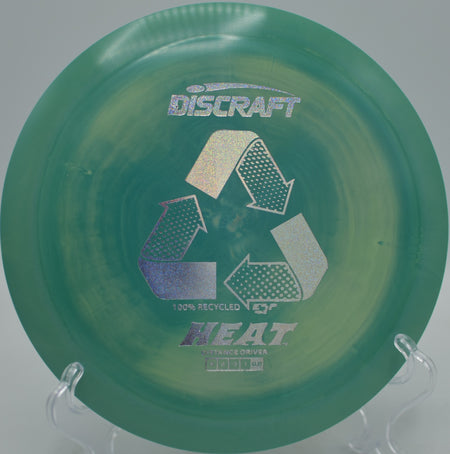 Player shaping a smooth turnover shot with the Discraft ESP Recycled Heat at Vista del Camino Park Disc Golf Course in Scottsdale, Arizona.