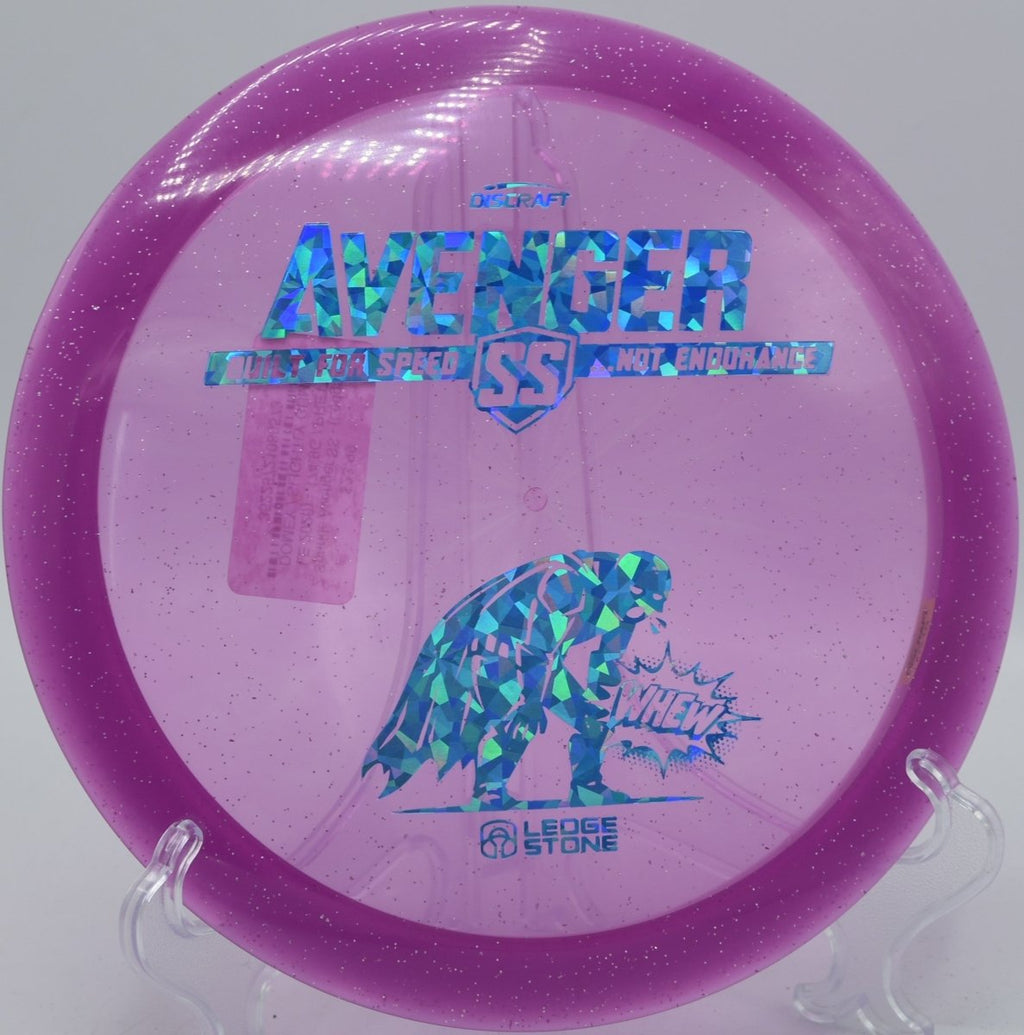 Discraft Z Sparkle Avenger SS distance driver available in Texas with nationwide shipping for smooth hyzer flip distance shots