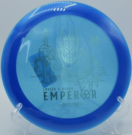 Blitz Disc Golf Luster C-Blend Emperor featured at DeLaveaga DGC, Santa Cruz CA for powerful flex shots