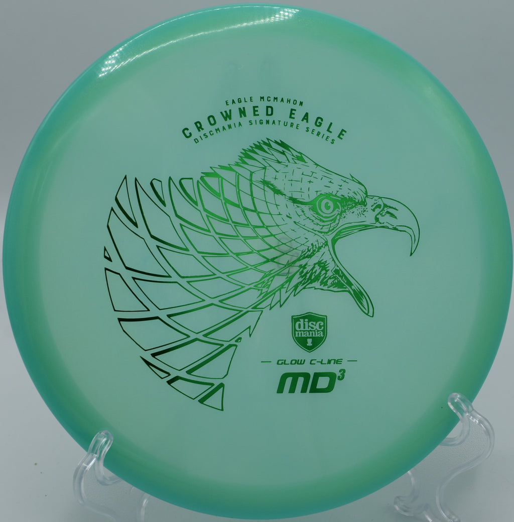 "Glow MD3 Crowned Eagle midrange disc, designed for precision and consistency, now in Las Vegas, NV."
